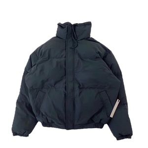 ESSENTIALS BLACK REFLECTIVE PUFFER